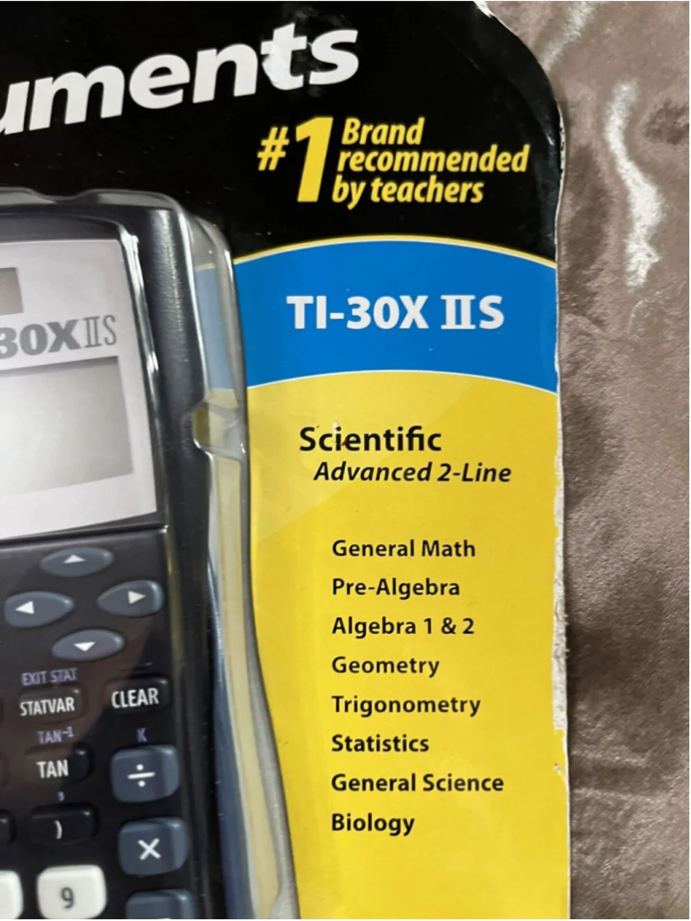 Texas Instruments TI-30XIIS SAT ACT AP Scientific Calculator Solar Powered NEW